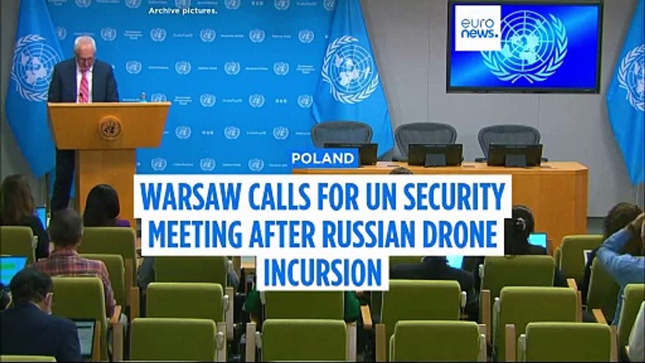 Poland calls for UN Security Council meeting after Russian drone incursion