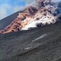 Mount Etna erupts with massive explosion