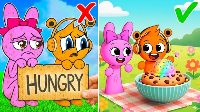 I Adopted Sprunki IRL from the Street! 💖 *DIY Gadgets for TINY Friends & Cool Paper Crafts*