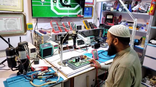 How To Fix Dawlance PEL DC inverter AC P4 error code AC PCB Repairing #455