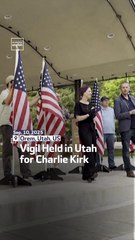 Vigil Held in Utah For Charlie Kirk