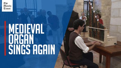 A medieval organ from the Crusaders' era resonates in Jerusalem