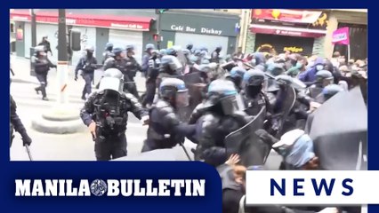 Clashes between police and protesters near Paris' Gare du Nord train station