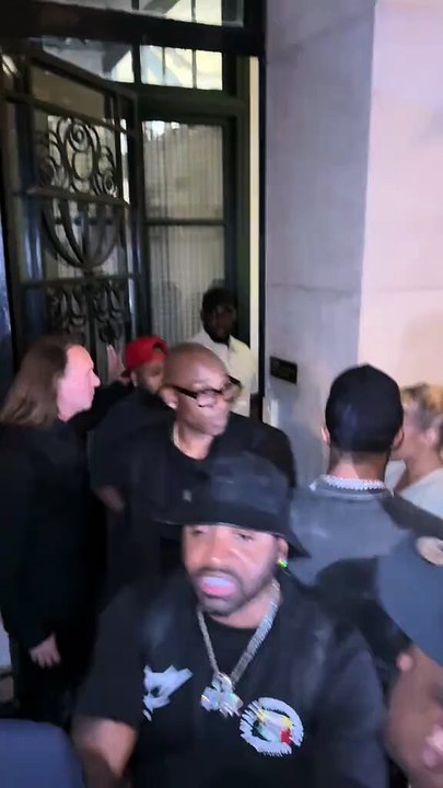 50 Cent leaves the fabulous party in Paris