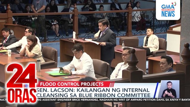 CCTV ng pagpunta umano sa Senado ng magdadala ng kickback sa isang senador, hawak ni Sen. Lacson | 24 Oras