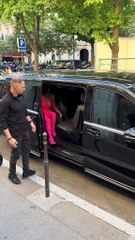 Kim Kardashian in Paris for the Balenciaga fashion show