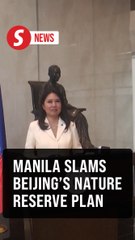 Philippines slams China's plan for nature reserve in disputed shoal