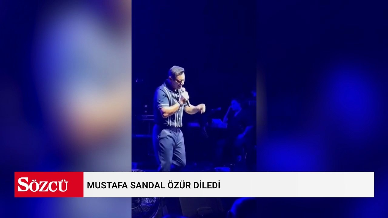Mustafa Sandal özür diledi