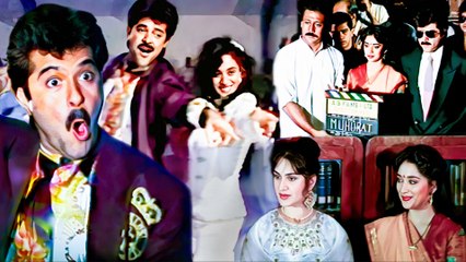 Pratikar - Muhurat, Song Recording & BTS (1991): Anil Kapoor, Rakhee, Madhuri, Meenakshi, Jackie & Bappi Lahiri