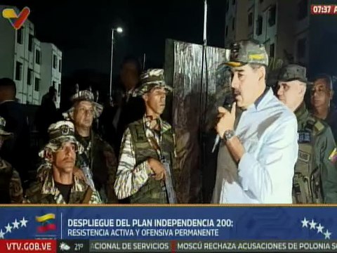 Presidente Maduro destacó el despliegue nacional en defensa de la soberanía territorial del país
