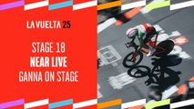 Ganna on stage - Stage 18 - La Vuelta 2025