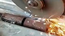 99% of beginners have no idea about how to cut a pipe at 45 degrees in 2 directions #pipecutting - Welding Trick