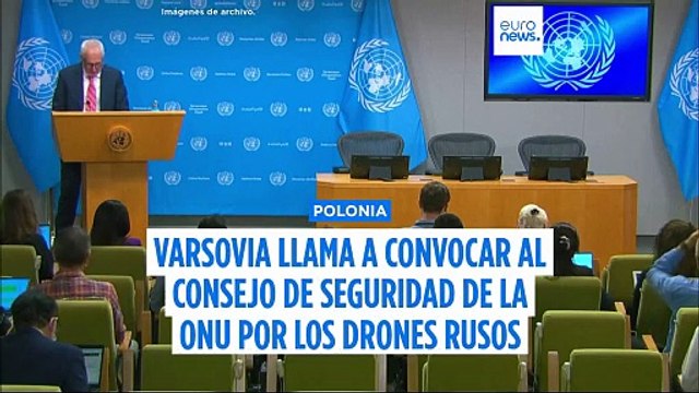 Polonia pide una reunión del Consejo de Seguridad de la ONU tras la violación de su espacio aéreo