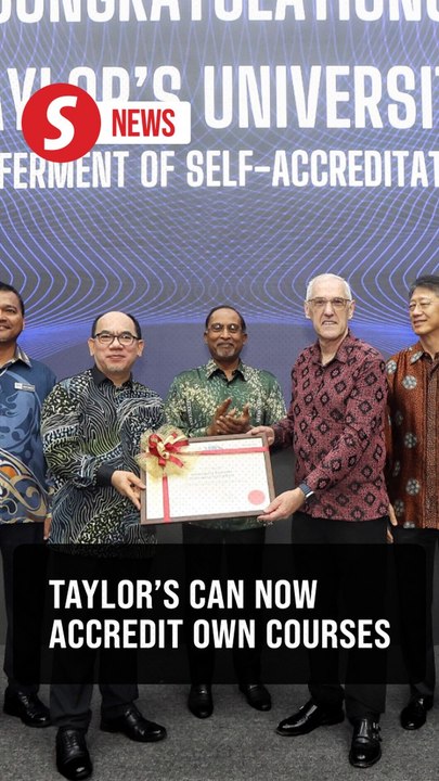 Taylor’s University conferred Self-Accreditation Status by MQA