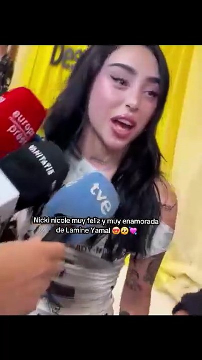 Nicki Nicole confiesa su relación con Lamine Yamal: "Estoy muy enamorada"