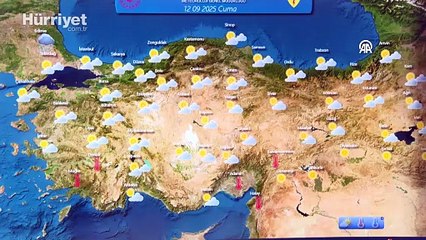 Hafta sonunda yurt genelinde az bulutlu hava hakim olacak