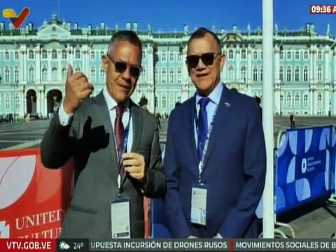 Ministro Villegas llega a Rusia para participar en el foro Culturas Unidas de San Petersburgo