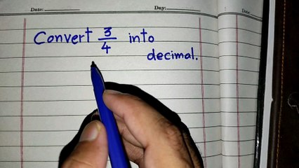 How to Convert Fractions into Decimals Form | Decimal Division | MathOguide