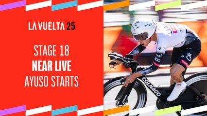 Ayuso takes informations - Stage 18 - La Vuelta 2025