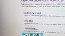 ROCKET.NEW : Créer ce que tu veux en quelques secondes