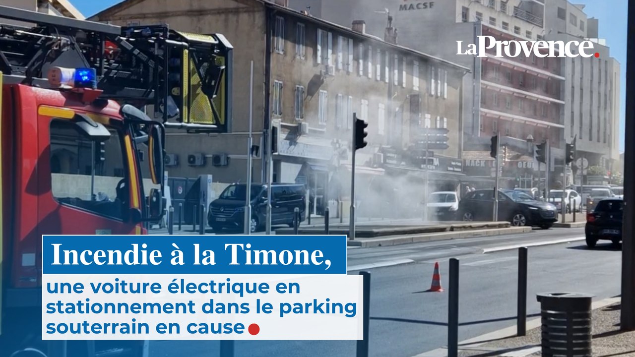 D’inquiétantes fumées dans le parking souterrain du centre hospitalier de la Timone à Marseille