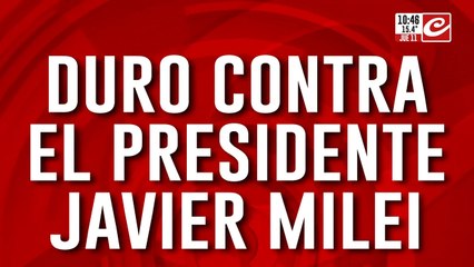 Fernando Burlando en Crónica: "El presidente no tiene capacidad para apartar gente"