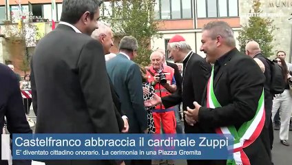 Il cardinale Zuppi cittadino onorario di Castelfranco Emilia
