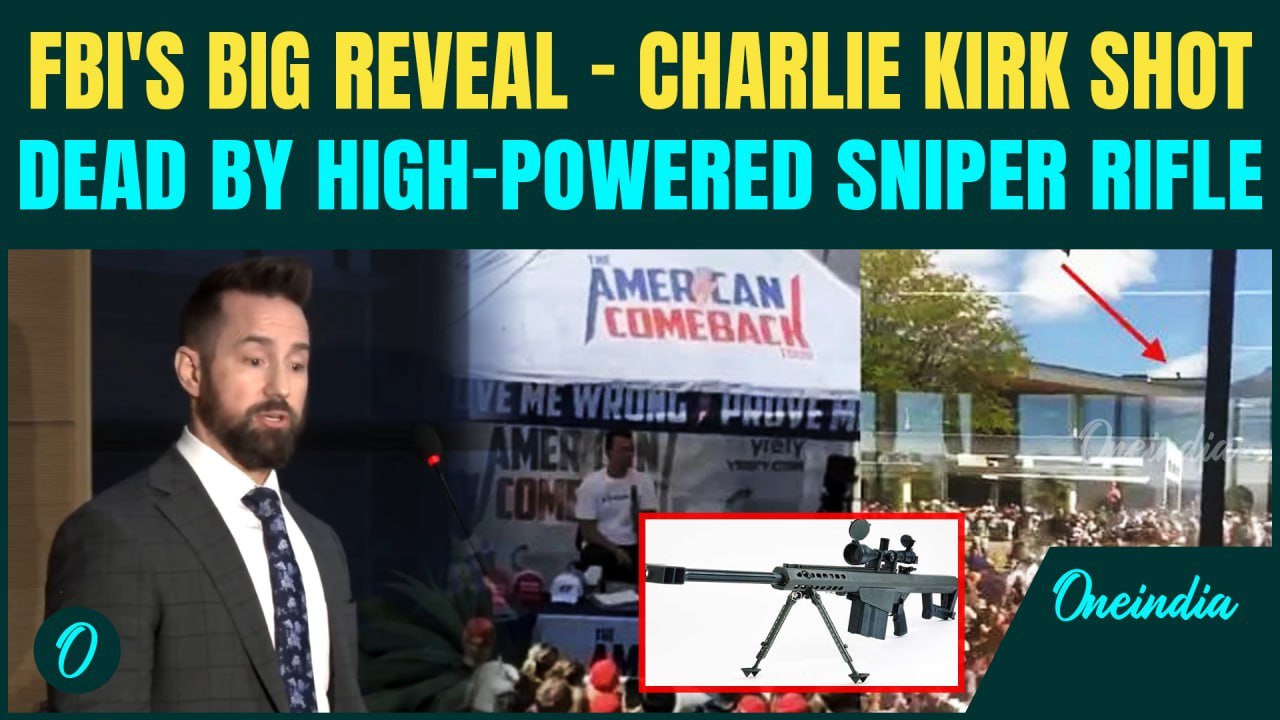 Weapon That Killed Charlie Kirk Recovered | FBI REVEALS Chilling New Details of Kirk’s Assassin