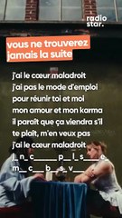 🎶 MARINE QUIZ TIME ! 🎶  Accro à la voix de Marine ?  Alors ce quiz est fait pour vous ! 💥  On vous met au défi de retrouver les paroles manquantes de son titre “Coeur maladroit”…  Commentez votre réponse ici 🎧