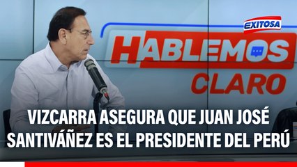 Martín Vizcarra asegura que Juan José Santiváñez es el presidente del Perú: "Está gobernando"