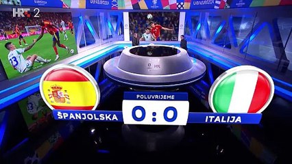 Poluvrijeme Emisija Španjolska Italija Euro 2024