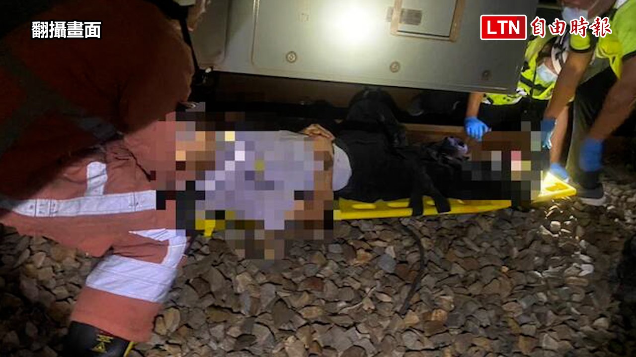 35歲男台鐵北新竹站落軌 遭火車撞斷左腳掌、右手肘變形
