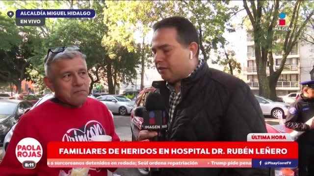 Familiares esperan a heridos de Iztapalapa afuera del Rubén Leñero | DPC con Paola Rojas