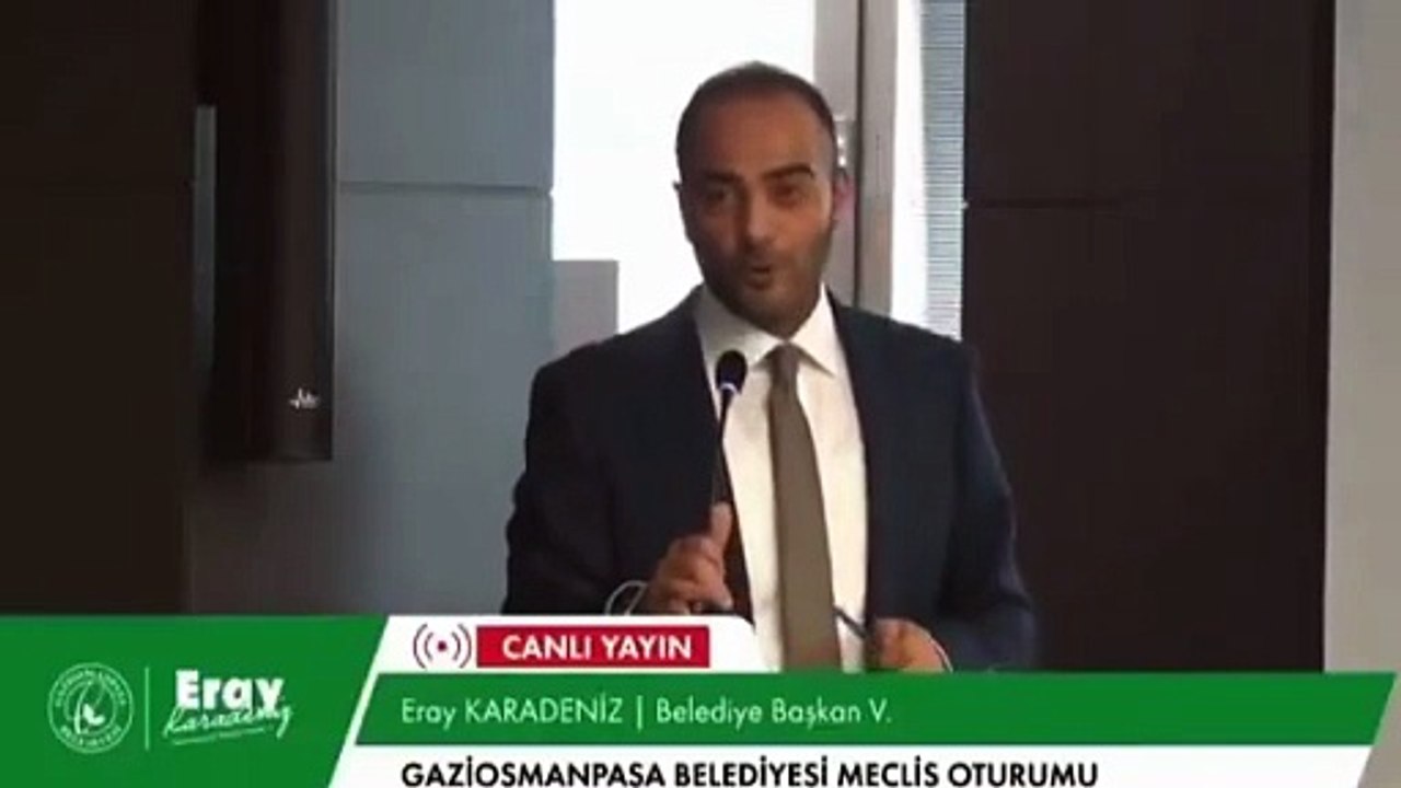 Gaziosmanpaşa Belediye Başkan V. Eray Karadeniz'den meclis üyelerine hakaret