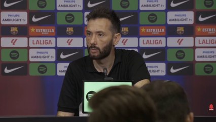 Rueda de prensa Corberán tras Barcelona vs Valencia