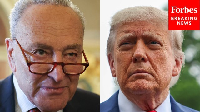 Chuck Schumer Announces Legislation To Stop 'Destructive' Tariffs Amid 'Self-Inflicted' Inflation