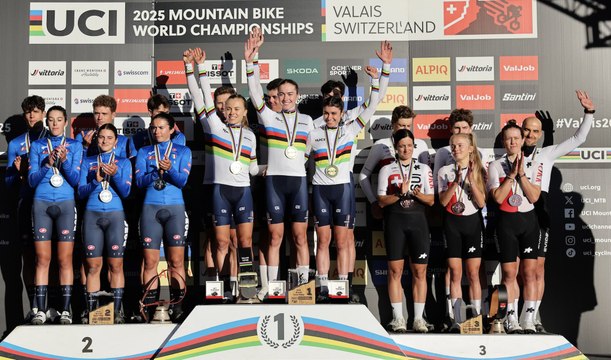 VTT - Championnats du monde Crans-Montana / Valais 2025 - La France est championne du monde en relais mixte de VTT