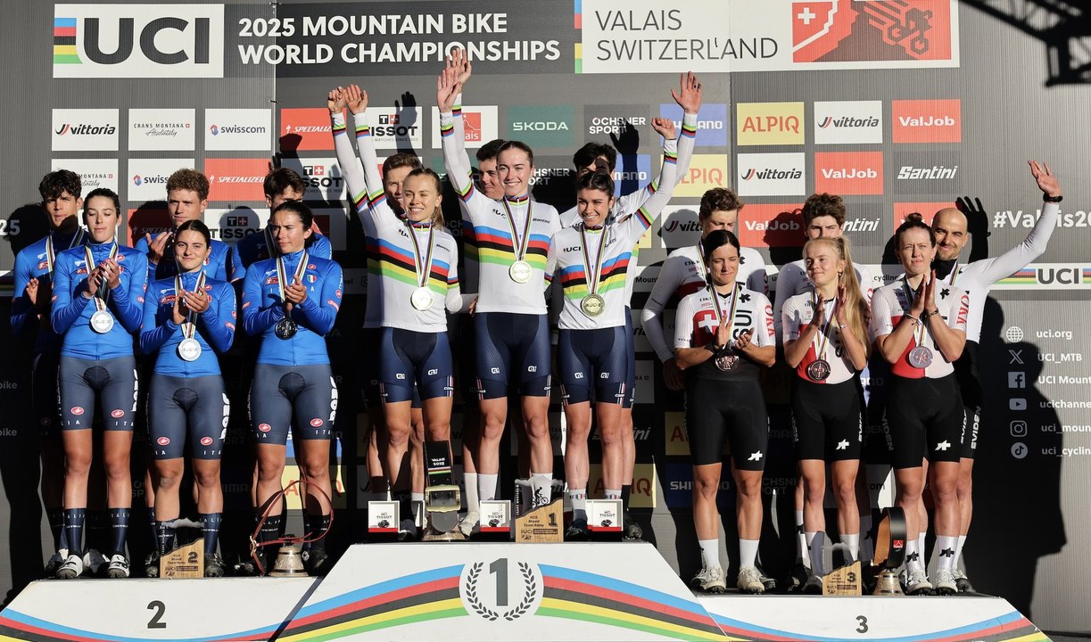 VTT - Championnats du monde Crans-Montana / Valais 2025 - La France est championne du monde en relais mixte de VTT