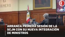 Arranca primera sesión de la SCJN con su nueva integración de ministros