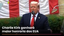 Trump concederá maior honraria americana a Charlie Kirk