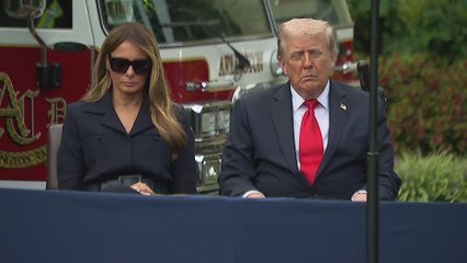 El preocupante estado de Trump durante el tributo del 9/11 en el Pentágono