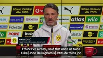 Kovac praises Bellingham's attitude & passion