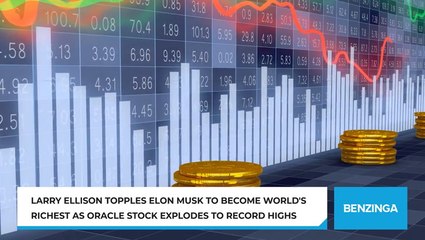 Larry Ellison Topples Elon Musk To Become World's Richest As Oracle Stock Explodes To Record Highs