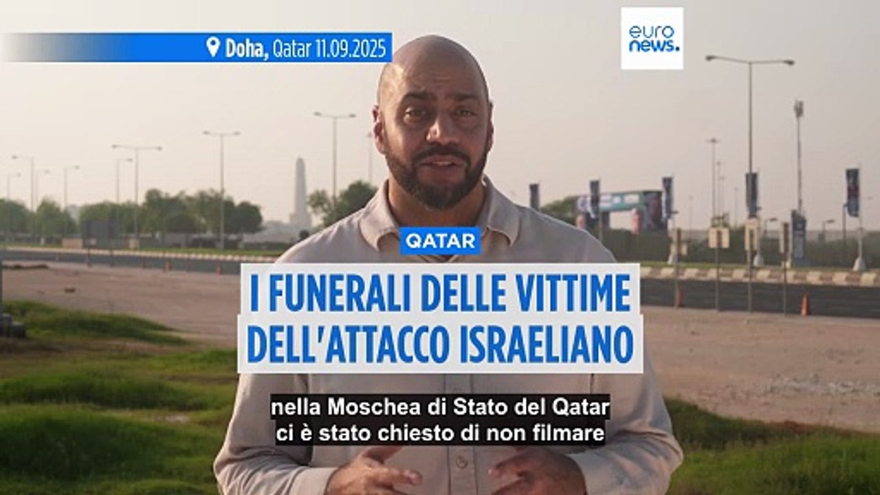 Qatar: funerali delle vittime dell'attacco israeliano, Doha annuncia vertice per coordinare risposta