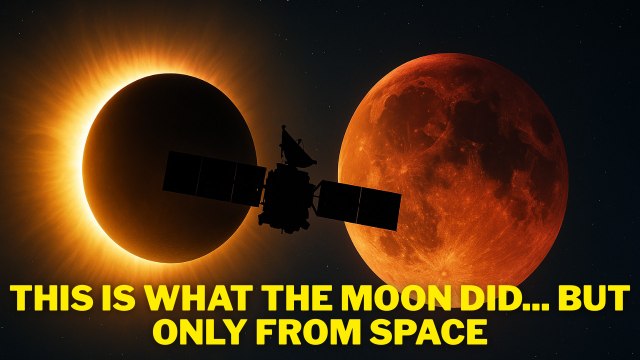 Space Satellites Witness Solar & Lunar Eclipses in One Night!