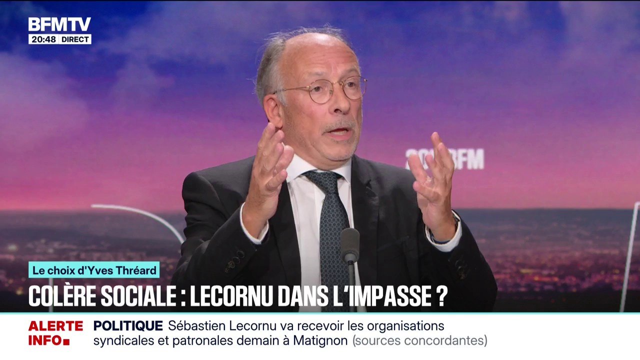 LE CHOIX D'YVES THRÉARD - Colère sociale: Sébastien Lecornu dans l'impasse?