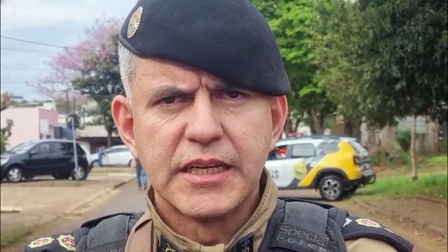 Suspeito baleado portava uma pistola com 15 munições : afirma comandante do 6º BPM após confronto no Cascavel Velho