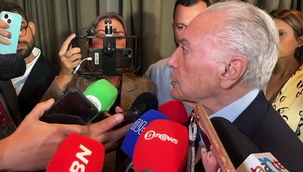 Temer fala do julgamento de Bolsonaro e sobre o PL da anistia