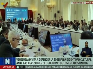 Venezuela dice presente en el Foro Culturas Unidas de San Petersburgo