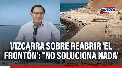 Martín Vizcarra sobre penal 'El Frontón': "No tiene pies ni cabeza, no soluciona nada"